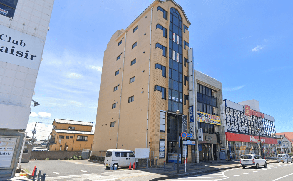 姉ヶ崎駅前眼科が入るクレールパルビルの外観